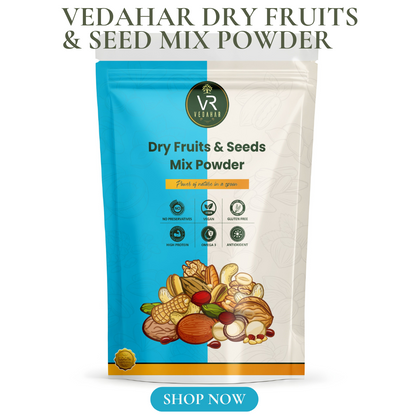 Vedahar Premium Nuts & Seeds Mix | Protein-Rich, Healthy Superfood for Daily Energy | No Preservatives & Gluten-Free